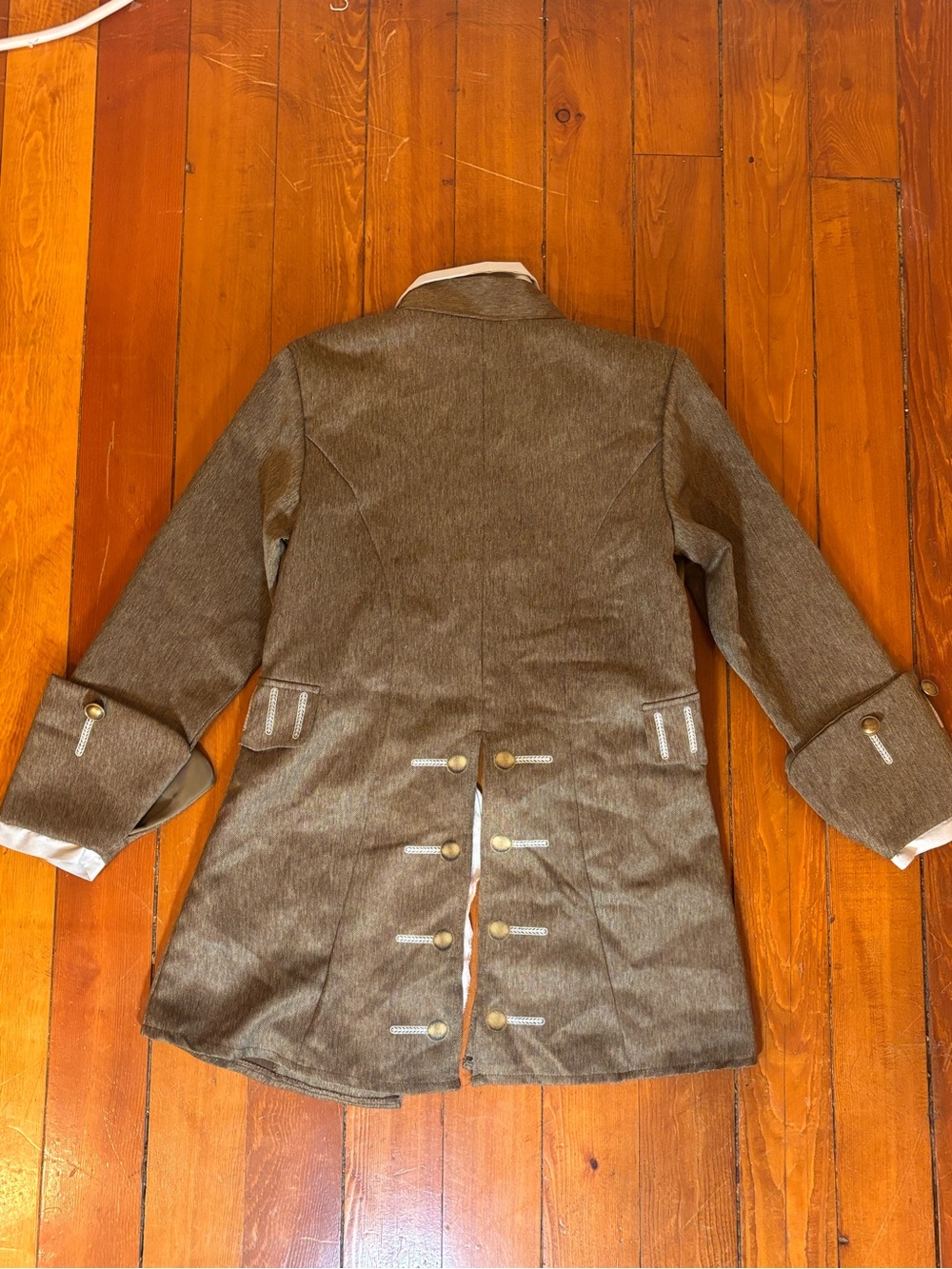 Disney Pirate Costume Kids 7/8 Captain Buccaneer Renaissance Halloween - Picture 2 of 9